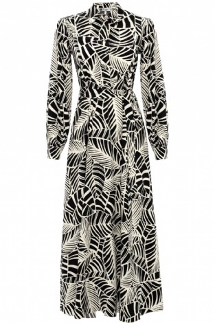 Siyah Biye Detay Elbise