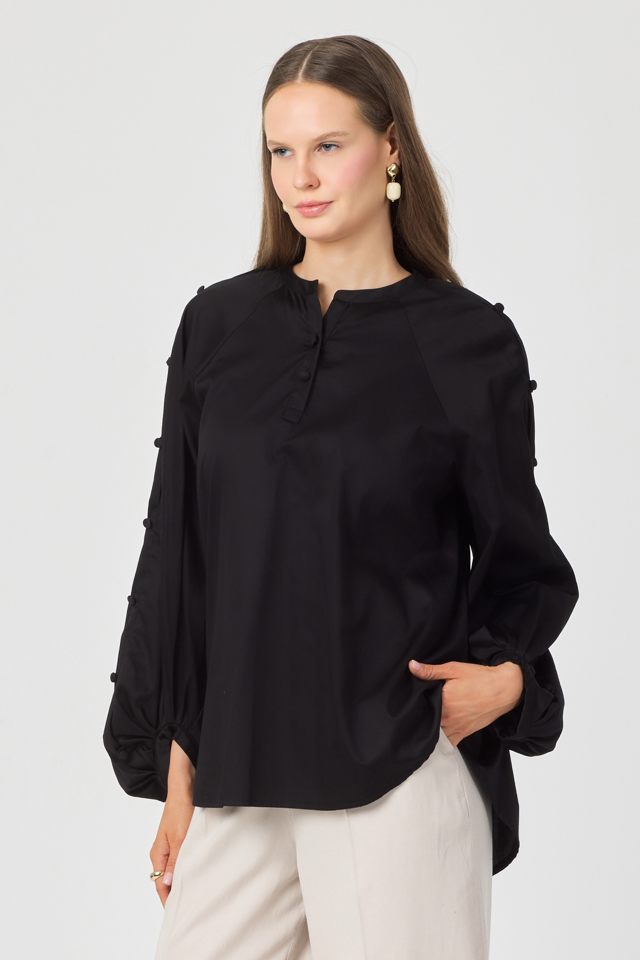 Düğme detay gömlek