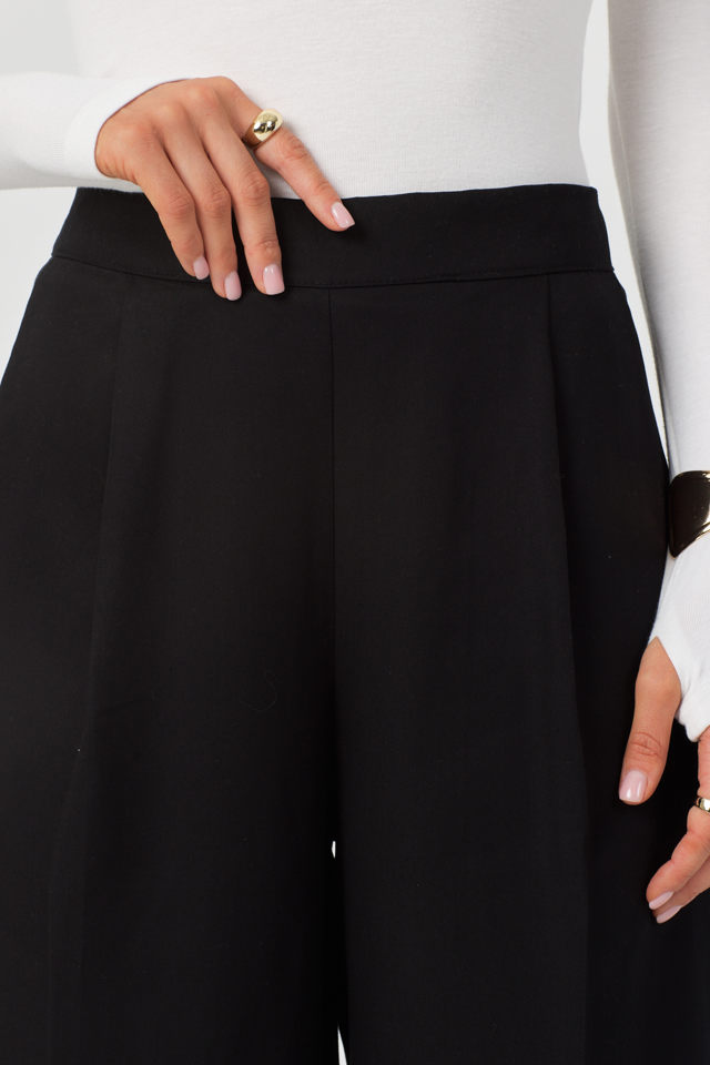 Tencel Pantolon Siyah